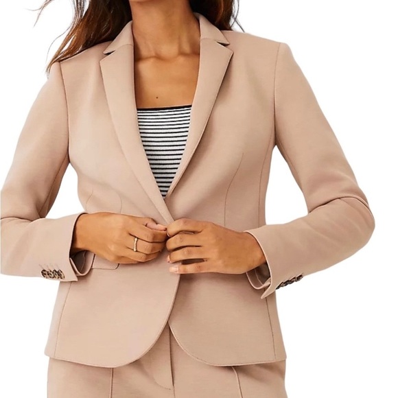 Ann Taylor Jackets & Blazers - ANN Taylor The One Button Blazer In Double Knit | Sz 4